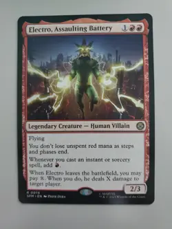 MTG Electro, Assaulting Battery Marvel's Spider-Man Regular Rare - Image 1