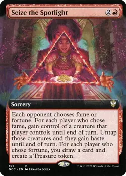 Seize the Spotlight Extended Art #152 | NCC New Capenna Commander | MTG - Image 1
