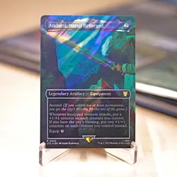 Anduril, Narsil Reforged Surge FOIL #535 | LTC Lord Of The Rings Commander | MTG - Image 1