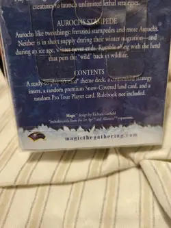 MTG Magic Aurochs Stampede Theme Deck Coldsnap Factory Sealed New See Pictures - Image 4