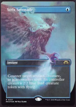 Strix Serenade - 327 Borderless Foil MTG MH3 - Image 1