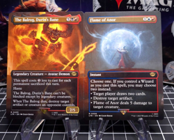 MTG Flame of Anor & Balrog - SCENE Borderless - Lord of the Rings REGULAR NM - Image 1