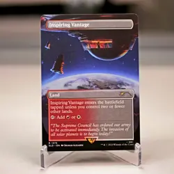 Inspiring Vantage R Regular #1375 | SLD Secret Lair Drop Dalek Lands | MTG - Image 1