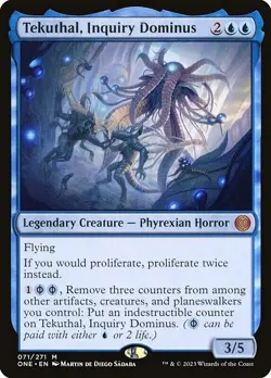 Tekuthal, Inquiry Dominus #71 | ONE Phyrexia: All Will Be One | MTG - Image 1