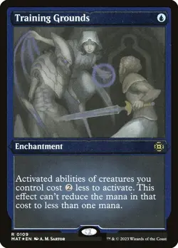 Training Grounds Etched FOIL #109 | MAT MOM: The Aftermath | MTG | Ships today! - Image 1