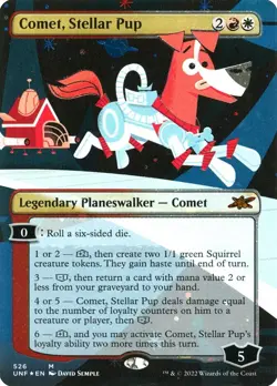 Comet, Stellar Pup Borderless Regular #275 | UNF Unfinity | MTG - Image 1