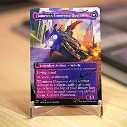 Flamewar, Brash Veteran M Regular #24 | BOT Transformers | MTG - Image 2