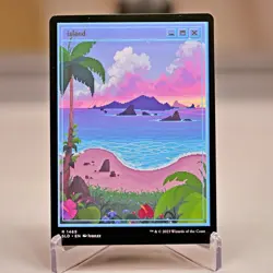 Island Regular #1469 | SLD Secret Lair Drop PixelLands_v02.jpg | MTG - Image 1