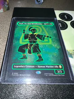 Toph, The First Metalbender - NEON INK FOIL - MTG Avatar - Pack Fresh NM - LGS P - Image 1