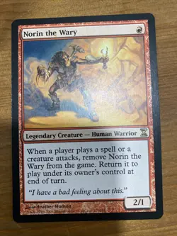 MTG Norin the Wary Time Spiral 171/301 Regular Rare - Image 1