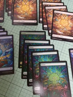 Magic Gathering Dominaria United Stained Glass Lands lot - Image 4