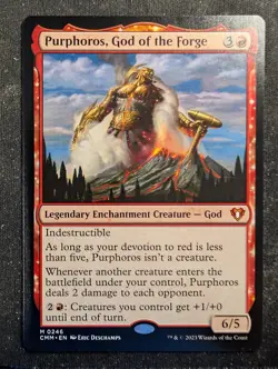 Purphoros, God of the Forge - Commander Masters (MTG) - Image 1