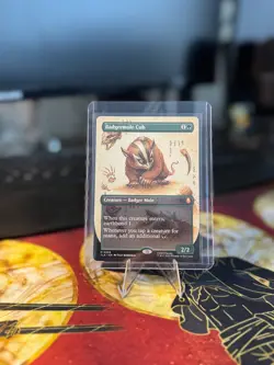 Badgermole Cub (Borderless) #326 MTG Avatar Regular Mythic - Image 1