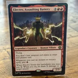 MTG Spider-Man R Electro, Assaulting Battery #0076 - Image 1