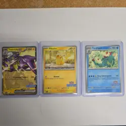 Full Set 2025 POKEMON SVP EN PROMO ILLUSTRATION CONTEST 2024 PIKACHU NM - Image 1