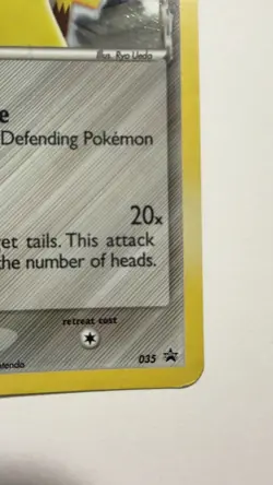 Pokemon Pikachu TCG Delta Species 035 Promo Holo Black Star 2006 - Image 5
