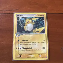 Pokemon TCG Raichu Ex Power Keepers Holo Rare 12/108 - Image 1