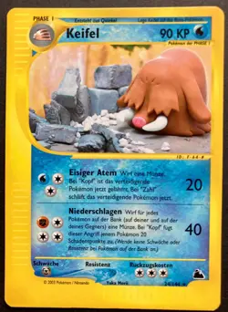 💥 Pokemon Skyridge * Keifel * 24/144 💥 Deutsch ~ Excellent - Image 1