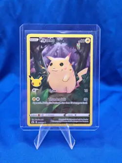 Pikachu 005/025 Full Art Pokemon Celebrations 25th Anniversary - Image 1