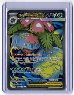 Mega Venusaur ex - 155/132 Ultra Rare Holo NM Pokemon ME01: Mega Evolution - Image 1