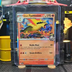 Ethan's Typhlosion Destined Rivals Holo Pokemon TCG 034/182 Scarlet Violet Rare - Image 1