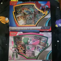 Pokemon Roaring Moon ex and Iron Valiant ex Box Set of 2 - New Sealed - Image 1