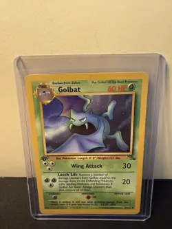 Golbat 34/62 | 1st Edition | Fossil Set | WOTC Pokemon TCG | LP - Image 1