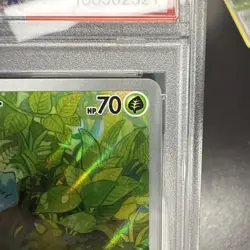 POKEMON 2023 MEW 151 BULBASAUR ILLUSTRATION RARE 166 PSA 9 - Image 3