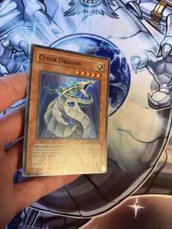 (7) YUGIOH CYBER DRAGON CRV-EN015 SUPER 1st MP - Image 3