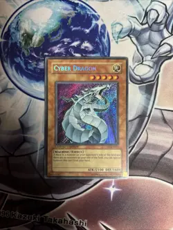 (AY) YuGiOh! Cyber Dragon CT03-EN002 Secret Rare Limited Edition - LP/MP - Image 1
