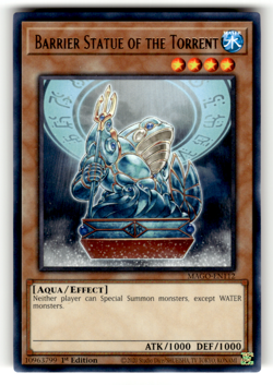 Barrier Statue of the Torrent MAGO-EN112 1st Edition Rare Maximum Gold LP - Image 1