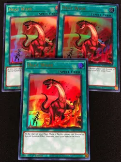 Yugioh Heat Wave RA03-EN058 1st Ultra x3 (NM) - Image 1