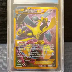 CGC 8 Alakazam EX 2016 Fates Collide 125/124 Secret Rare Holo Pokemon Card - Image 4