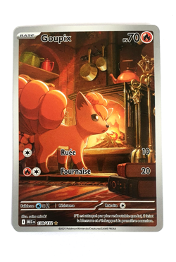 CARTE POKEMON FRANCAIS CARD HOLO GOUPIX 138/132 AR MEGA EVOLUTION FR MINT - Image 1