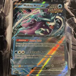 Walking Wake EX SVP127 Black Star Promo Scarlet & Violet Holo Pokemon Card TCG - Image 1