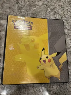Ultra Pro Pokemon Pikachu Binder for Trading Card Game 3-Ring Album 2015 - Image 1