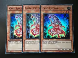 3x Card Ejector LCGX-EN032 Super Rare 1st Edition PLAYSET Near Mint Yugioh - Image 1