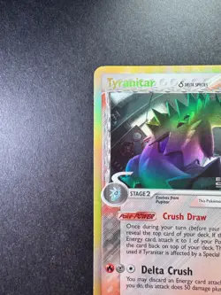 2005 Tyranitar EX Delta Species 16/113 Reverse Holo STAMPED Pokemon Card TCG - Image 2