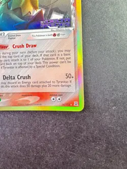 2005 Tyranitar EX Delta Species 16/113 Reverse Holo STAMPED Pokemon Card TCG - Image 5