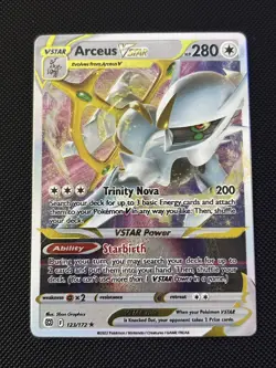 Arceus VSTAR - (Metal Card) 123/172 Miscellaneous Cards & Products Holo - Image 1