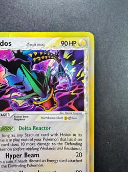 Gyarados EX Holon Phantoms Holo Rare Card 8/110 Delta Species 2006 - Image 3