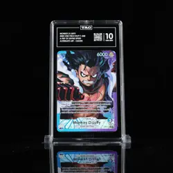 Monkey.D.Luffy OP11-040 TAG 10 Alternate Art Foil One Piece TCG Leader card - Image 1