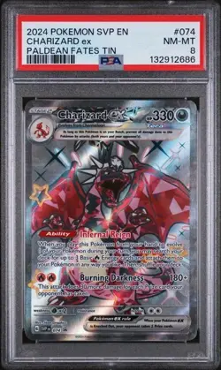 Charizard ex 074 Sv: Scarlet & Violet Promo Cards Holo - PSA 8 - Image 1