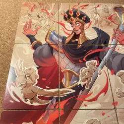 Disney Lorcana Reign Of Jafar 2025 COMPLETE Jafar Puzzle Complete Art Cards 9/9 - Image 2