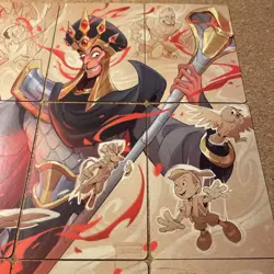 Disney Lorcana Reign Of Jafar 2025 COMPLETE Jafar Puzzle Complete Art Cards 9/9 - Image 3
