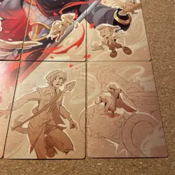 Disney Lorcana Reign Of Jafar 2025 COMPLETE Jafar Puzzle Complete Art Cards 9/9 - Image 4