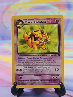 Pokemon TCG Team Rocket Card | Dark Kadabra 39/82 Uncommon - Image 1