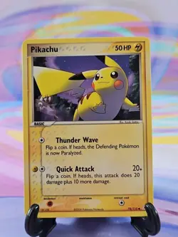 Pokemon TCG Holon Phantoms Card | Pikachu 78/110 Common - Image 1