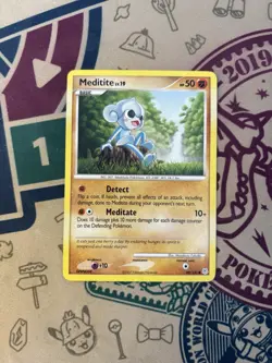 Meditite 89/130 Diamond & Pearl Base Set Regular Common Pokemon Card TCG - Image 3