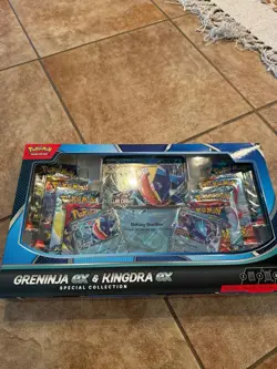 Pokemon Trading Card Game Greninja ex and Kingdra ex Special Collection Box - Image 1